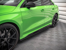 Load image into Gallery viewer, Maxton Design - STREET PRO SIDE SKIRTS DIFFUSERS AUDI RS3 SEDAN 8Y (2020-)
