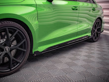 Load image into Gallery viewer, Maxton Design - STREET PRO SIDE SKIRTS DIFFUSERS (+FLAPS) AUDI RS3 SEDAN 8Y (2020-)
