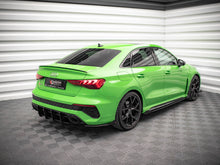 Load image into Gallery viewer, Maxton Design - STREET PRO REAR SIDE SPLITTERS (+FLAPS) AUDI RS3 SEDAN 8Y (2020-)
