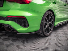 Load image into Gallery viewer, Maxton Design - STREET PRO REAR SIDE SPLITTERS (+FLAPS) AUDI RS3 SEDAN 8Y (2020-)
