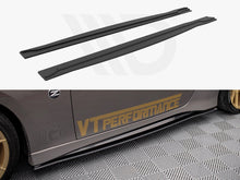 Load image into Gallery viewer, Maxton Design - STREET PRO SIDE SKIRTS DIFFUSERS NISSAN 370Z NISMO FACELIFT (2014-2020)
