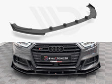 Load image into Gallery viewer, Maxton Design - STREET PRO FRONT SPLITTER V.1 (+FLAPS) AUDI S3 SPORTBACK 8V FACELIFT
