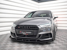 Load image into Gallery viewer, Maxton Design - STREET PRO FRONT SPLITTER V.1 (+FLAPS) AUDI S3 SPORTBACK 8V FACELIFT
