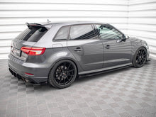 Load image into Gallery viewer, Maxton Design - STREET PRO SIDE SKIRTS DIFFUSERS (+FLAPS) AUDI S3 SPORTBACK 8V FACELIFT
