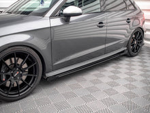 Load image into Gallery viewer, Maxton Design - STREET PRO SIDE SKIRTS DIFFUSERS (+FLAPS) AUDI S3 SPORTBACK 8V FACELIFT
