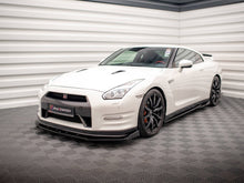 Load image into Gallery viewer, Maxton Design - FRONT SPLITTER + FLAPS NISSAN GTR R35 1ST FACELIFT
