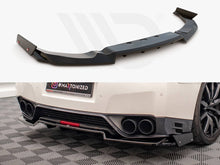 Load image into Gallery viewer, Maxton Design - CENTRAL REAR SPLITTER + FLAPS NISSAN GTR R35 1ST FACELIFT
