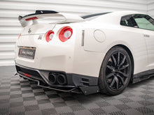 Load image into Gallery viewer, Maxton Design - CENTRAL REAR SPLITTER + FLAPS NISSAN GTR R35 1ST FACELIFT
