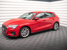 Load image into Gallery viewer, Maxton Design - STREET PRO SIDE SKIRTS DIFFUSERS + FLAPS AUDI A3 8Y
