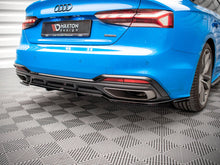 Load image into Gallery viewer, Maxton Design - CENTRAL REAR SPLITTER (VERTICAL BARS) AUDI A5 S-LINE F5 FACELIFT
