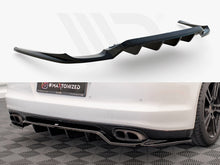 Load image into Gallery viewer, Maxton Design - CENTRAL REAR SPLITTER (VERTICAL BARS) PORSCHE PANAMERA TURBO 970
