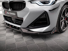 Load image into Gallery viewer, Maxton Design - FRONT SPLITTER V.2 + FLAPS BMW 2 COUPE M-PACK / M240I G42
