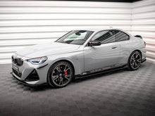 Load image into Gallery viewer, Maxton Design - STREET PRO SIDE SKIRTS DIFFUSERS + FLAPS BMW 2 COUPE M-PACK / M240I G42
