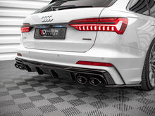 Load image into Gallery viewer, Maxton Design - REAR VALANCE + EXHAUST ENDS IMITATION AUDI S6 / A6 S-LINE C8
