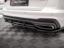 Load image into Gallery viewer, Maxton Design - CENTRAL REAR SPLITTER (VERTICAL BARS) AUDI A4 S-LINE B9 FACELIFT
