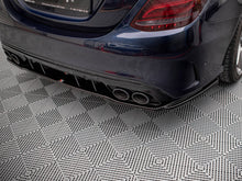 Load image into Gallery viewer, Maxton Design -Rear Splitter (Vertical Bars) Mercedes-AMG C43 Sedan / Estate W205 / S205 Facelift
