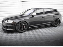 Load image into Gallery viewer, Maxton Design - STREET PRO SIDE SKIRTS DIFFUSERS + FLAPS AUDI RS6 AVANT C6
