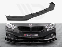 Load image into Gallery viewer, Maxton Design - STREET PRO FRONT SPLITTER + FLAPS BMW 4 GRAN COUPE F36

