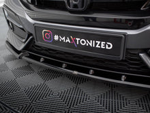 Load image into Gallery viewer, Maxton Design - FRONT SPLITTER HONDA CIVIC SPORT MK 10
