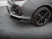 Load image into Gallery viewer, Maxton Design - Rear Splitter V.1 (Vertical Bars) + Flaps Honda Civic Sport Mk10 Facelift
