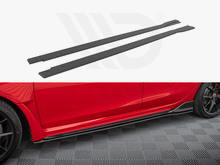 Load image into Gallery viewer, Maxton Design - STREET PRO SIDE SKIRTS DIFFUSERS HONDA CIVIC TYPE-R MK 11
