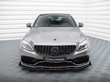 Load image into Gallery viewer, Maxton Design - STREET PRO FRONT SPLITTER + FLAPS MERCEDES-AMG C63 SEDAN / ESTATE W205 FACELIFT
