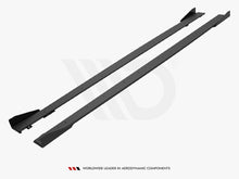 Load image into Gallery viewer, Maxton Design - STREET PRO SIDE SKIRTS DIFFUSERS + FLAPS MERCEDES-AMG C63 SEDAN / ESTATE W205 FACELIFT
