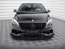 Load image into Gallery viewer, Maxton Design - STREET PRO FRONT SPLITTER + FLAPS MERCEDES-BENZ A AMG-LINE W176 FACELIFT

