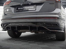 Load image into Gallery viewer, Maxton Design - Central Rear Splitter (Vertical Bars) Volkswagen Tiguan R-Line Mk2 Facelift

