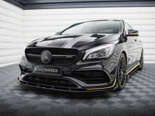 Load image into Gallery viewer, Maxton Design - STREET PRO FRONT SPLITTER + FLAPS MERCEDES-AMG CLA 45 AERO C117 FACELIFT
