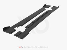 Load image into Gallery viewer, Maxton Design - Street PRO Side Skirts Diffusers + Flaps Mercedes-AMG CLA 45 C117 Facelift

