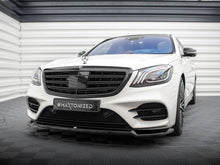 Load image into Gallery viewer, Maxton Design - Aftermarket  Front Splitter V.1 Mercedes-Benz S AMG-Line W222 Facelift
