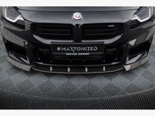 Load image into Gallery viewer, Maxton Design Carbon Fiber Front Splitter V.2 BMW M2 G87
