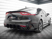 Load image into Gallery viewer, Maxton Design - STREET PRO REAR SIDE SPLITTERS + FLAPS KIA STINGER GT-LINE MK1
