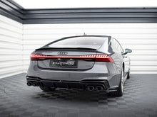 Load image into Gallery viewer, Maxton Design - REAR VALANCE + EXHAUST ENDS IMITATION AUDI A7 C8 S-LINE (2017-)
