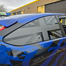 Load image into Gallery viewer, Mk2 &amp; 2.5 Focus Rear 3 Door Union Jack Window Vinyl Decal Set (Pair)

