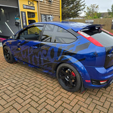 Load image into Gallery viewer, Mk2 &amp; 2.5 Focus Rear 3 Door Union Jack Window Vinyl Decal Set (Pair)
