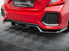 Load image into Gallery viewer, Maxton Design - Central Rear Splitter (Vertical Bars) Honda Civic SI Mk10
