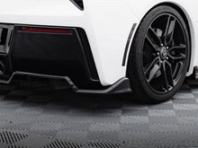 Load image into Gallery viewer, Maxton Design - Central Rear Splitter (Vertical Bars) + Rear Side Splitters Chevrolet Corvette C7
