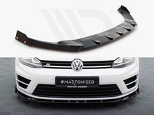 Load image into Gallery viewer, Maxton Design - Front Splitter V.5 + Flaps Volkswagen Golf R / R-Line Mk7
