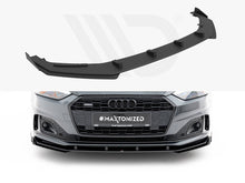 Load image into Gallery viewer, Maxton Design - Street PRO Front Splitter + Flaps Audi A5 F5 / B9 Facelift
