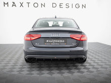 Load image into Gallery viewer, Maxton Design - Rear Valance Audi A4 B8 Facelift (Single side dual exhaust version)

