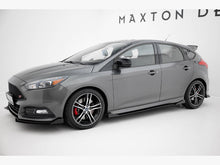 Load image into Gallery viewer, Maxton Design - Street PRO Side Skirts Diffusers + Flaps Ford Focus ST Mk3
