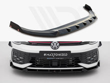 Load image into Gallery viewer, Maxton Design - Front Splitter V.2 + Flaps Volkswagen Golf GTI / GTE / R-Line Mk8 Facelift
