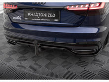 Load image into Gallery viewer, Maxton Design - Rear Splitter (Vertical Bars) V.2 Audi A4 S-Line B9 Facelift
