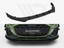 Load image into Gallery viewer, Maxton Design - Street PRO Front Splitter V.1 + Flaps Audi S3 Sportback / A3 S-line Sportback 8Y Facelift
