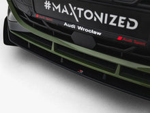 Load image into Gallery viewer, Maxton Design - Street PRO Front Splitter V.1 + Flaps Audi S3 Sportback / A3 S-line Sportback 8Y Facelift
