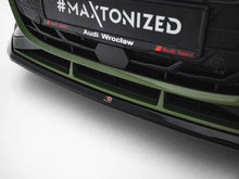 Load image into Gallery viewer, Maxton Design -  Front Splitter V.2 Audi S3 Sportback / A3 S-Line Sportback 8Y Facelift
