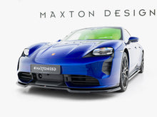 Load image into Gallery viewer, Maxton Design - Front Splitter Porsche Taycan Turbo S Mk1
