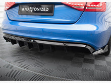 Load image into Gallery viewer, Maxton Design - Rear Valance Audi A4 S-Line Sedan B8 (Version with dual exhaust tips on one side)
